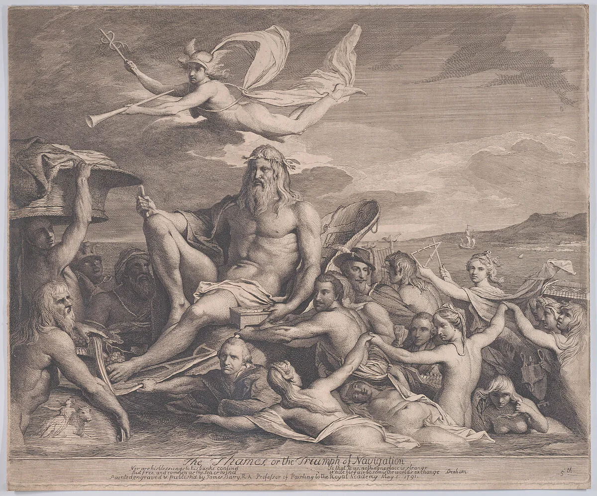 The Thames, or the Triumph of Navigation — James Barry