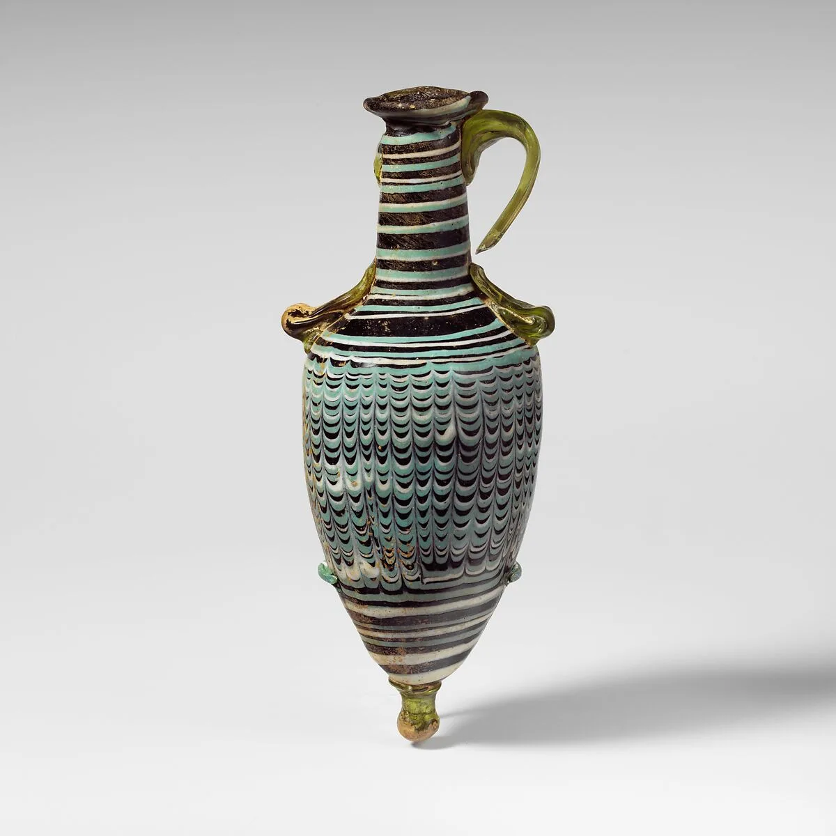 Glass amphoriskos (perfume bottle) — Unknown