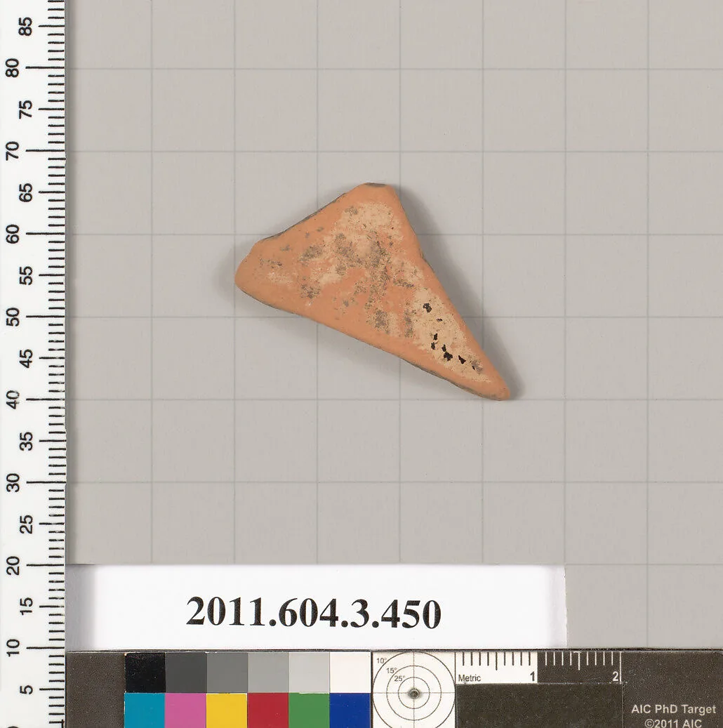 Terracotta fragment of a neck-amphora (jar) — Unknown