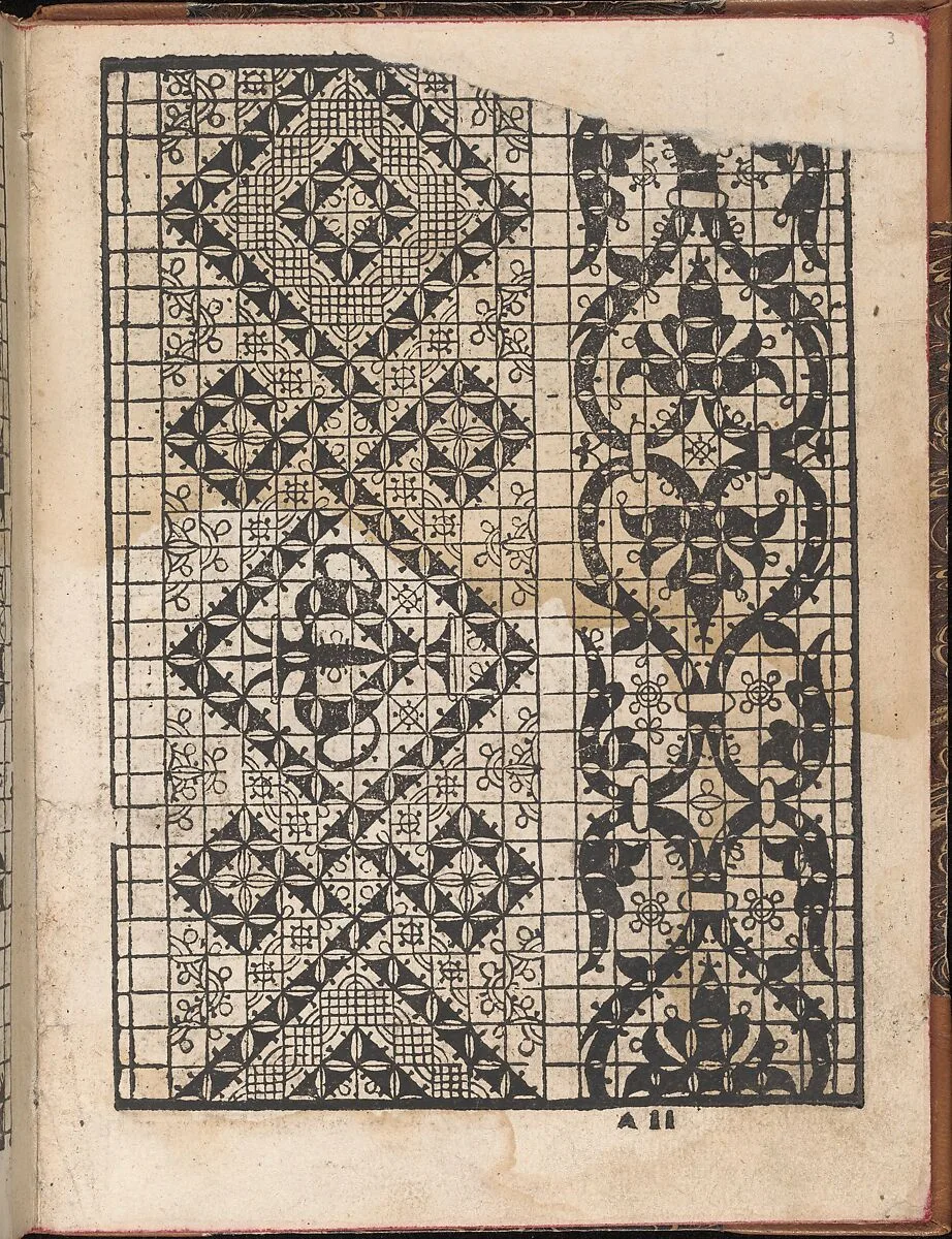 Spechio di pensieri delle belle et Virtudiose donne, page 3 (recto) — Matteo Pagano