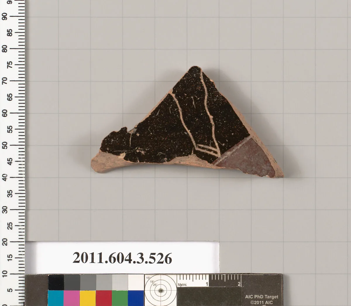 Terracotta fragment of a column-krater (bowl for mixing wine and water) — Unknown
