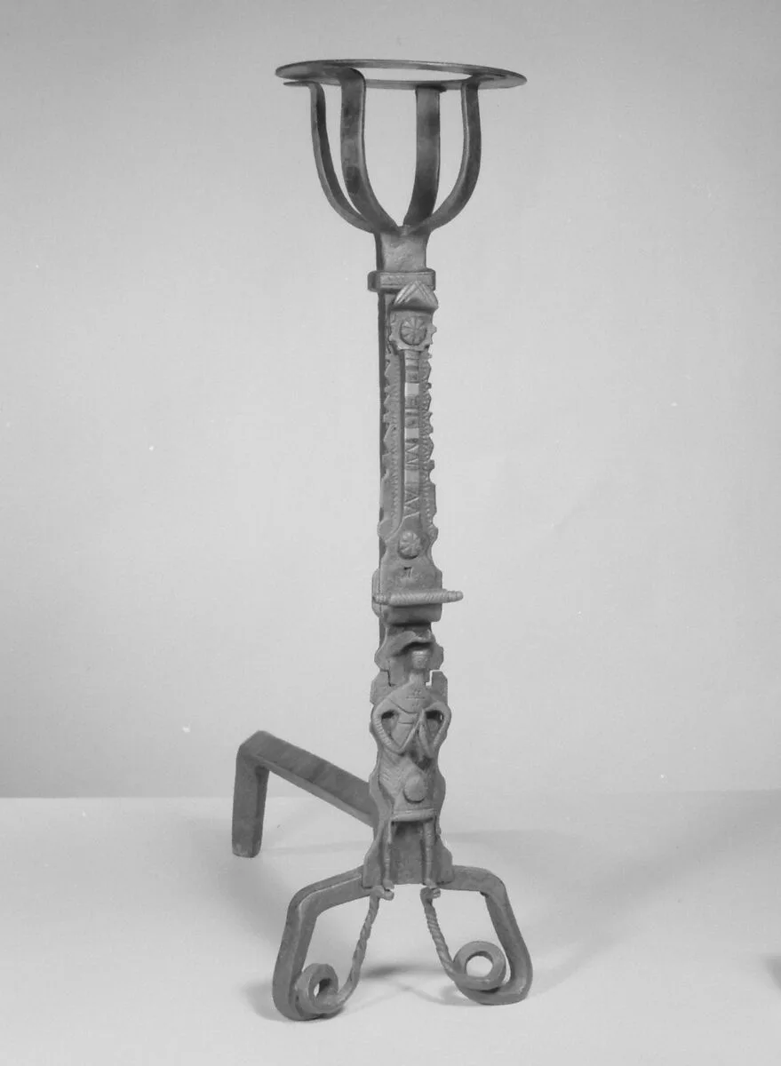 Pair of andirons — Unknown
