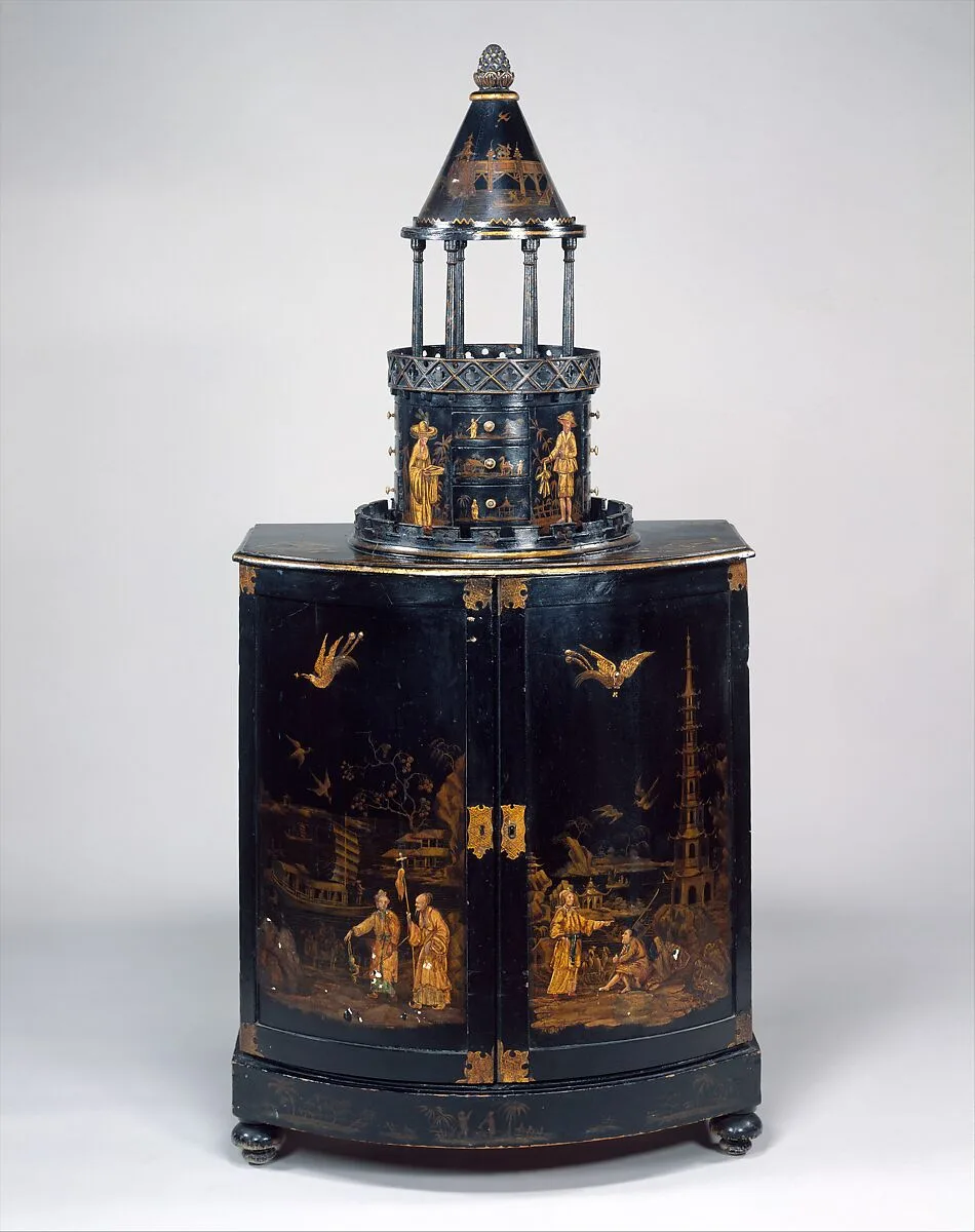 Bow-fronted cabinet — Unknown
