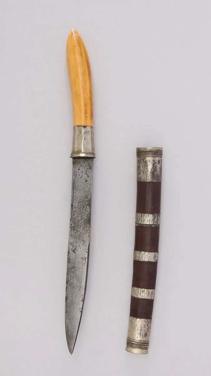 Knife (Dha) with sheath — Unknown