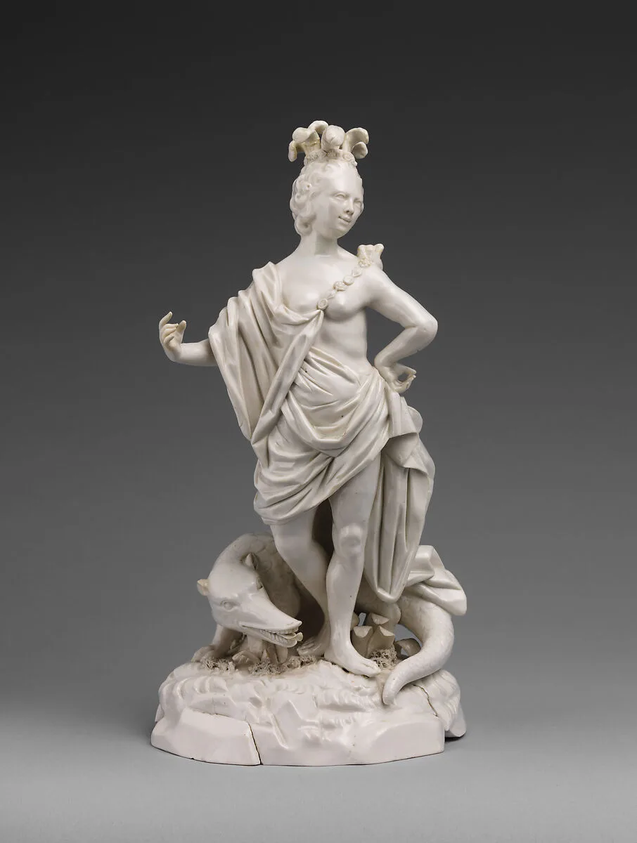 America, from Allegories of the Four Continents — Fulda Pottery and Porcelain Manufactory|Johann Andreas Herrlein