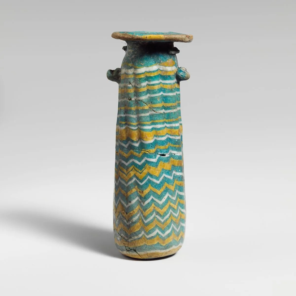 Glass alabastron (perfume bottle) — Unknown
