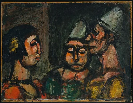 Dancer with Two Clowns