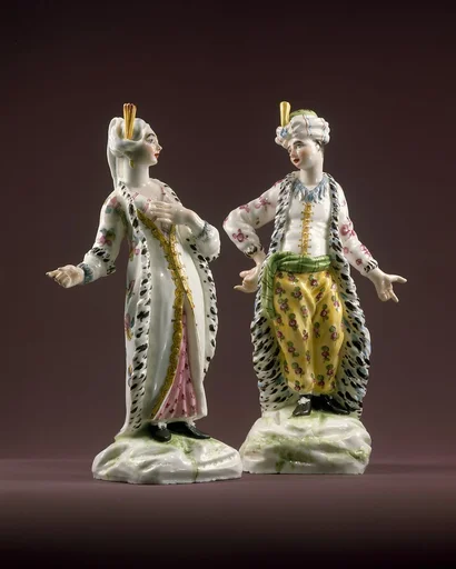 Couple Dressed as Persians