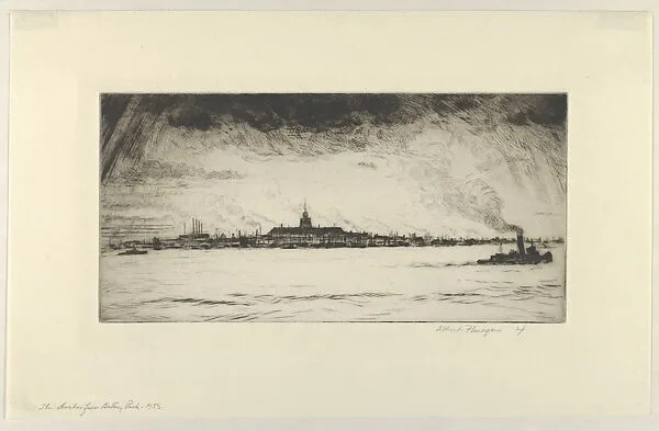 The Harbor from Battery Park — Albert E. Flanagan