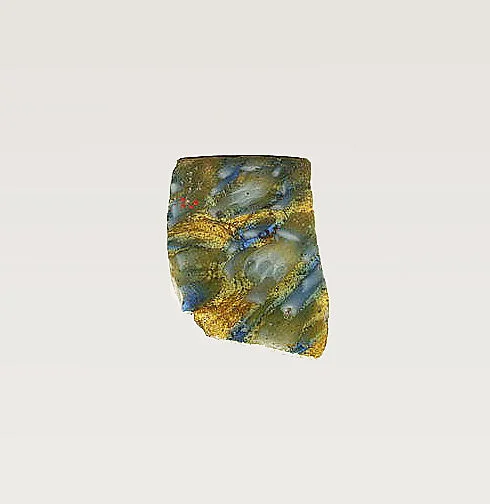 Glass mosaic fragment