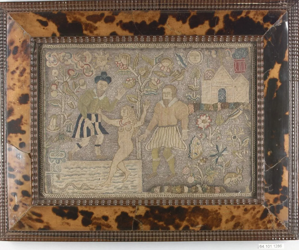Cushion with Susanna and the Elders — Unknown