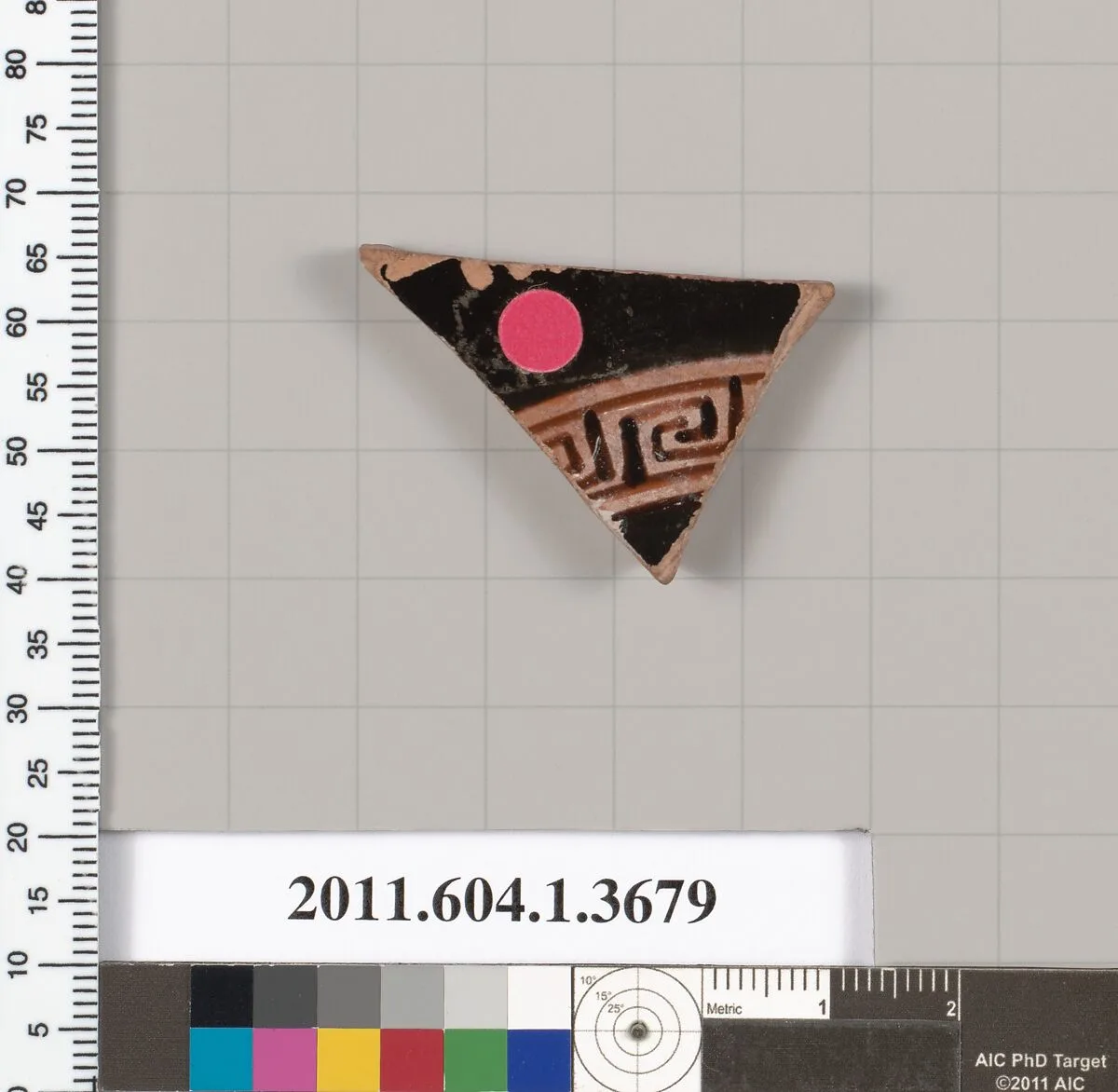 Terracotta fragment of a kylix (drinking cup) — Unknown