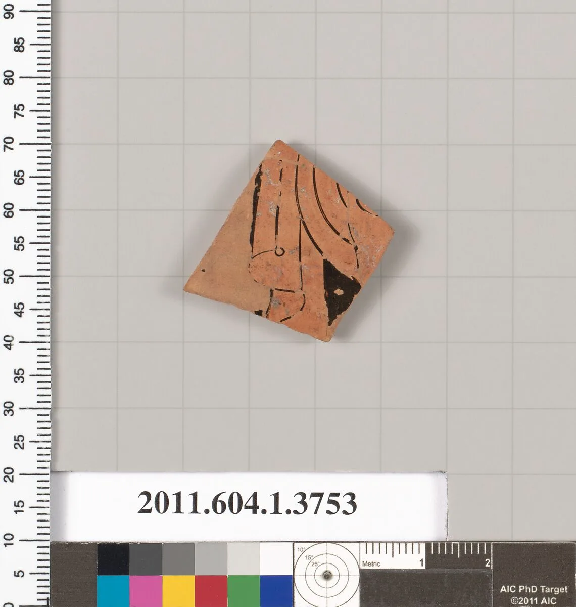 Terracotta fragment of a kylix (drinking cup) — Unknown