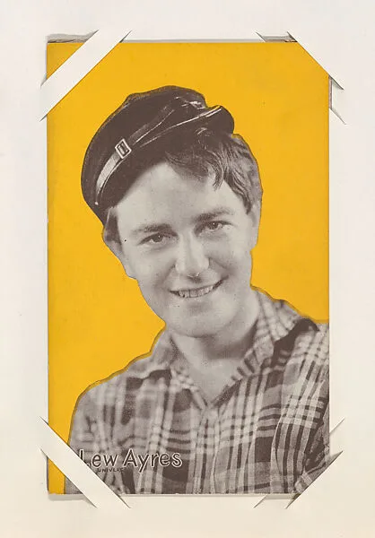Lew Ayres from Movie Stars Exhibit Cards series (W401) — Unknown