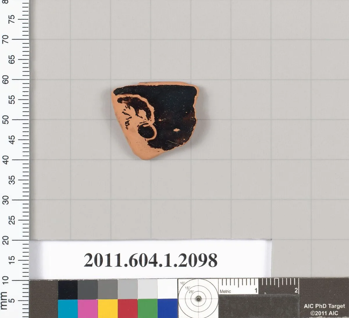 Terracotta rim fragment of a kylix (drinking cup) — Unknown