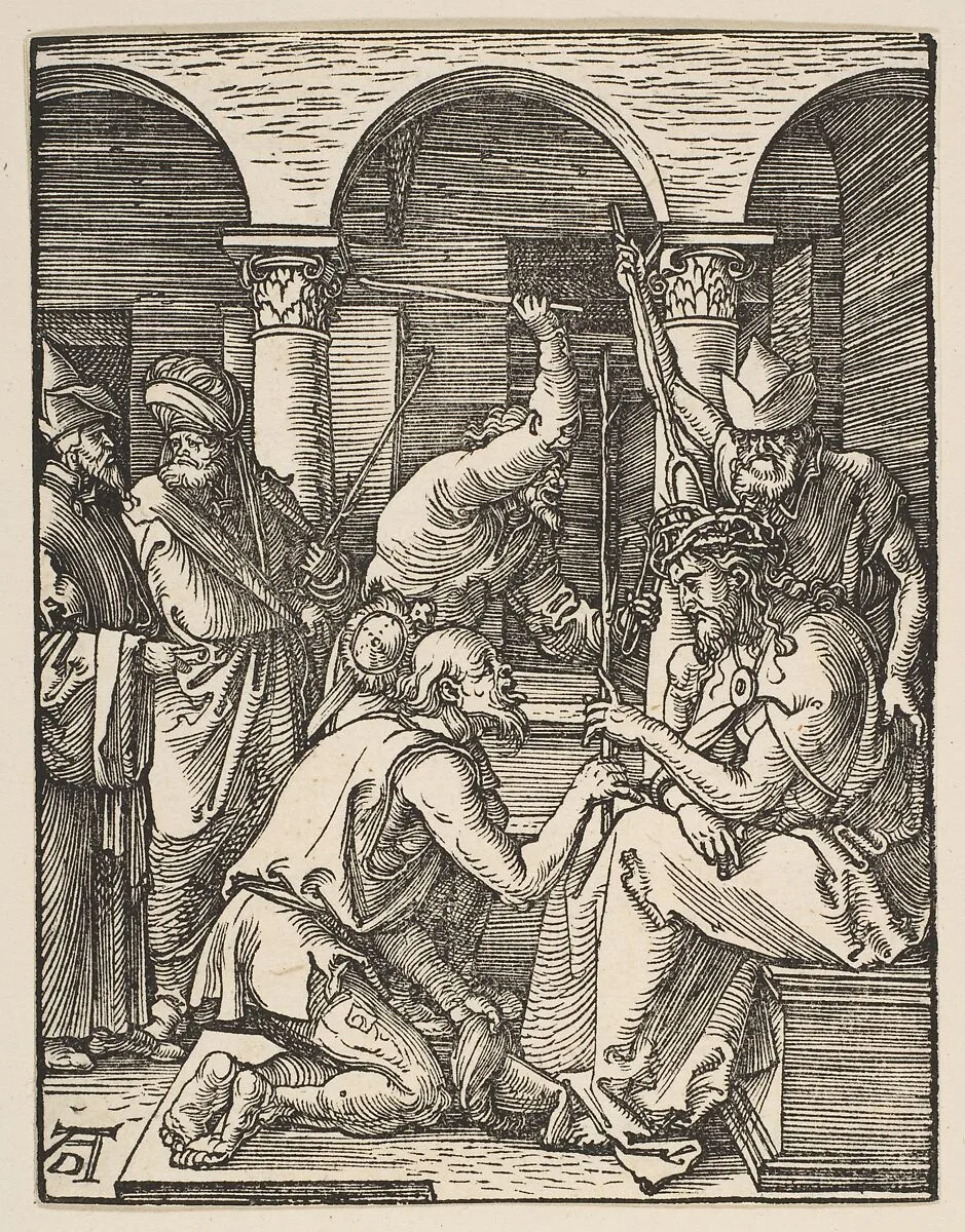 Christ Crowned with Thorns, from "The Small Passion" — Albrecht Dürer
