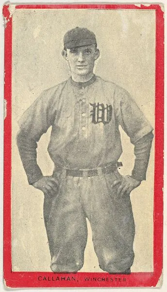Callahan, Winchester, Blue Grass League, from the Baseball Players (Red Borders) series (T210) issued by Old Mill Cigarettes — Old Mill Cigarettes, Virginia