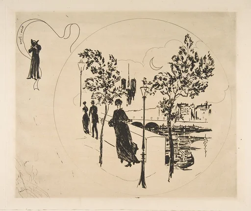 Decoration for a Plate: Notre Dame