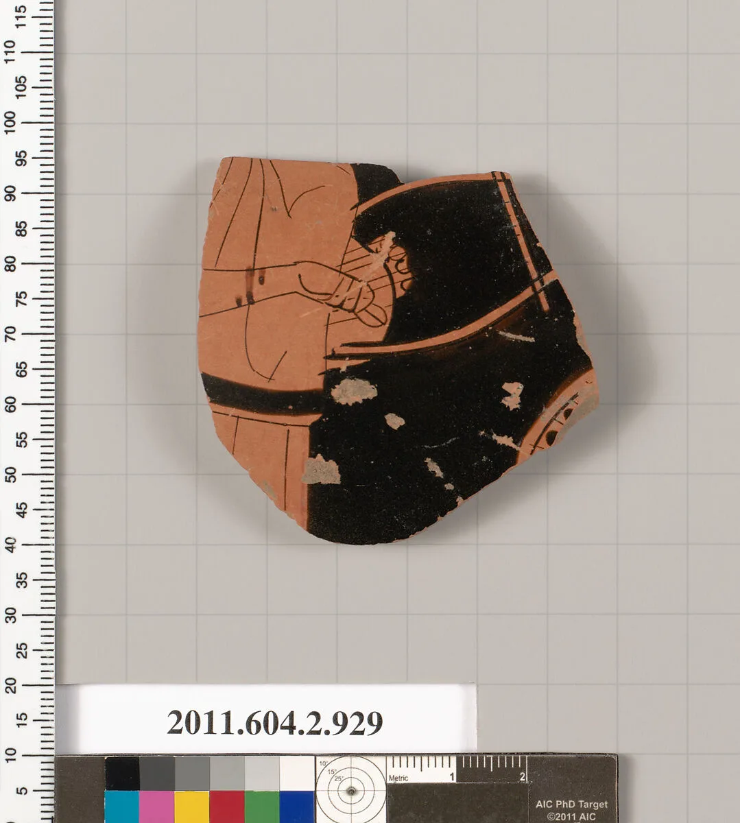 Terracotta fragment of a hydria (water jar) — Unknown