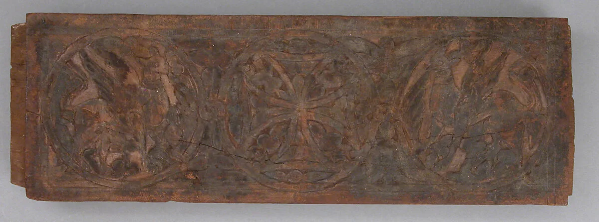 Panel with Cross and Griffins — Unknown