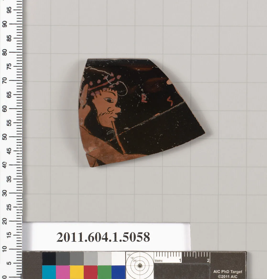 Terracotta fragment of a kylix (drinking cup) — Unknown