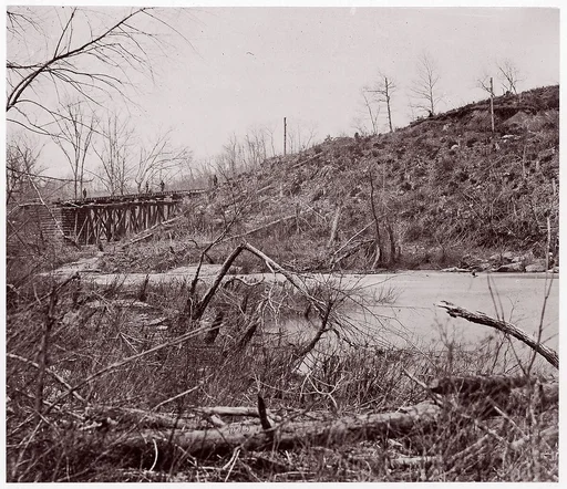 Bull Run. Bridge near Union Mills (destroyed seven times)