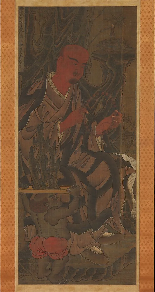 羅漢図 (十六羅漢図の内)|Arhats — Unknown