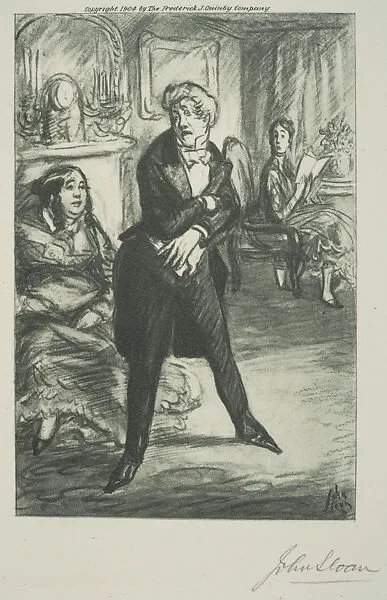 Monsieur Glumeau has a Pain — John Sloan