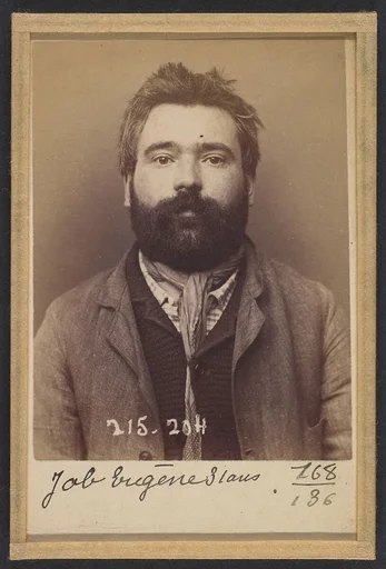 Job. Eugène, François. 31 ans, né à Paris Xle. Chaisier. Anarchiste. 6/3/94.