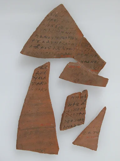 Ostrakon with Biblical Text Concordance