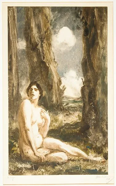 Nude in a Landscape — Albert Sterner