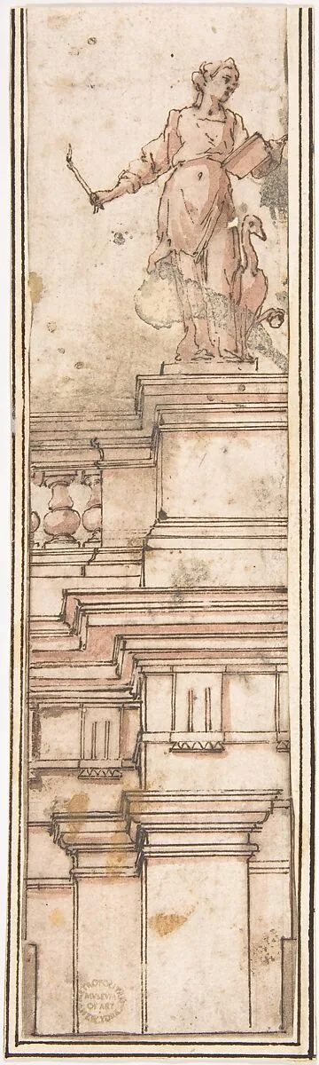 Facade (for Stage Setting) — Anonymous, Italian, 16th century