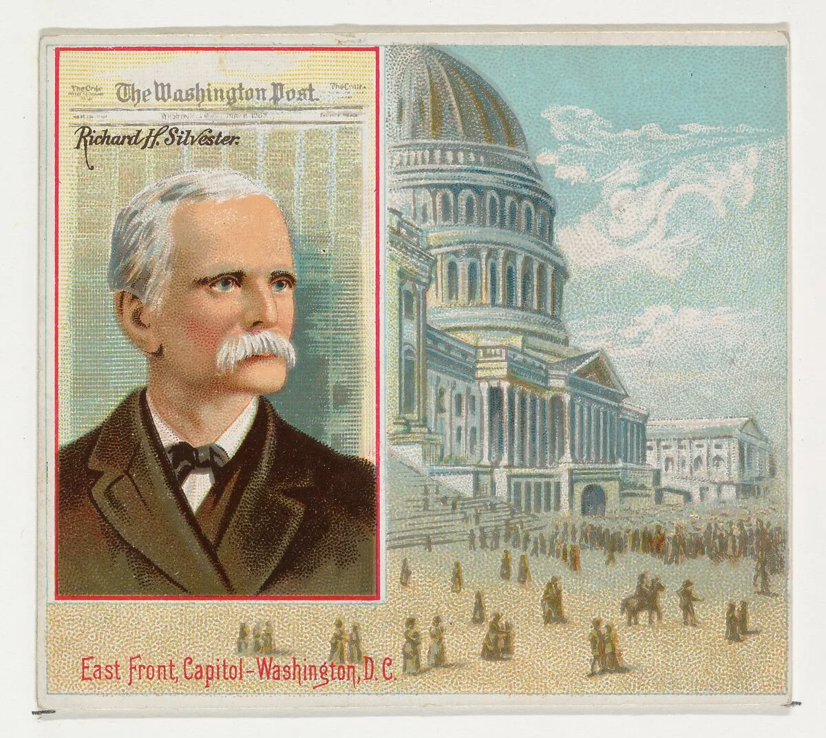 Richard H. Silvester, The Washington Post, from the American Editors series (N35) for Allen & Ginter Cigarettes — Allen & Ginter