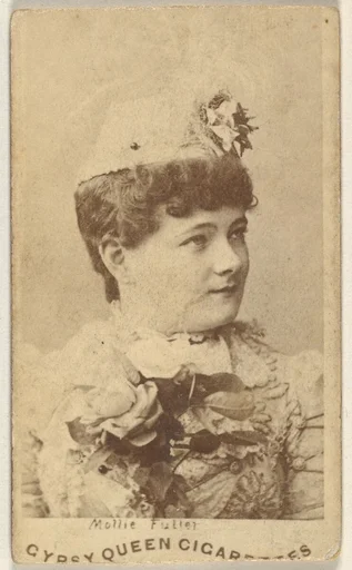 Mollie Fuller, from the Actors and Actresses series (N171) for Gypsy Queen Cigarettes