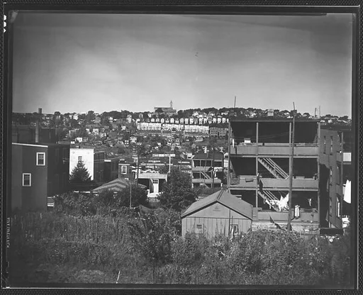 [View of Houses on Hillside from Garden Street, Yonkers, New York]