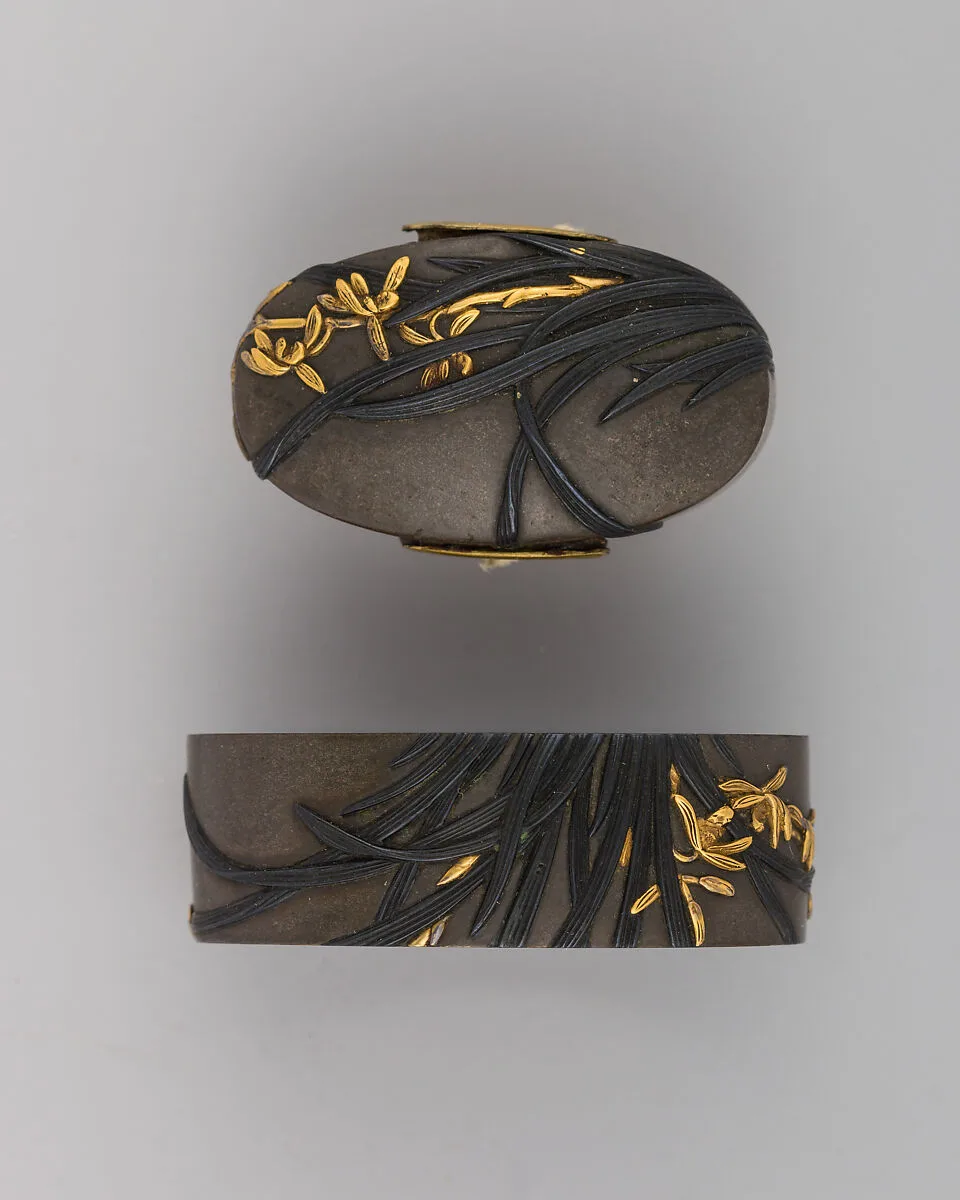Sword-Hilt Collar and Pommel (Fuchigashira) — Unknown