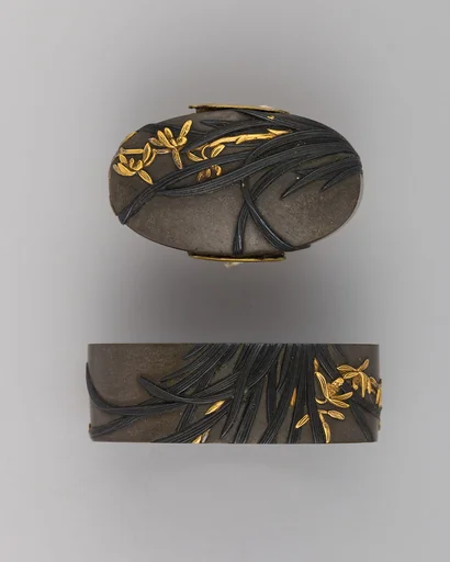Sword-Hilt Collar and Pommel (Fuchigashira)