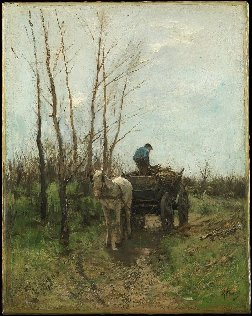 Gathering Wood — Anton Mauve