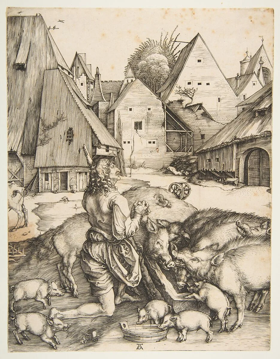 The Prodigal Son — Albrecht Dürer