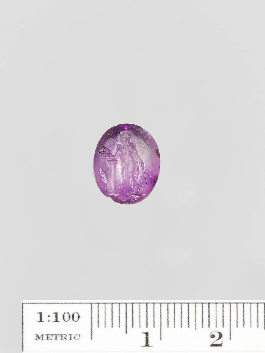 Amethyst ring stone — Unknown