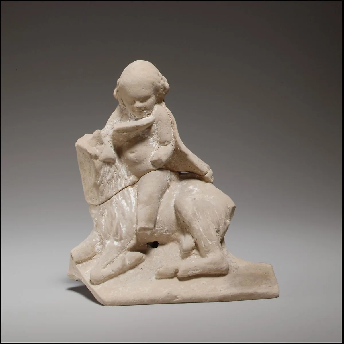 Eros riding a goat — Unknown