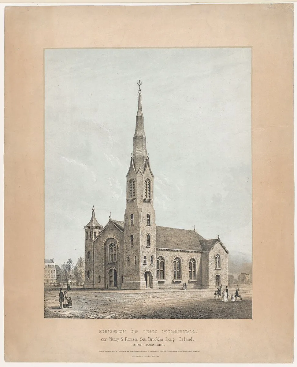 Church of the Pilgrims, Brooklyn, New York — Francis & Seymour Palmer|Frances Flora Bond Palmer|Richard Upjohn