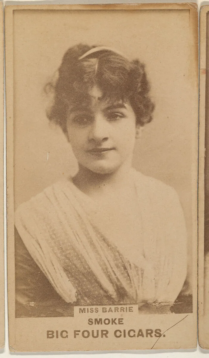 Miss Barrie, from the Actresses series (N669) promoting Big Four Cigars — Unknown
