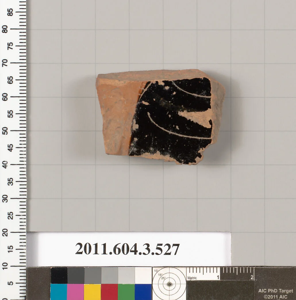 Terracotta fragment of a column-krater (bowl for mixing wine and water) — Unknown
