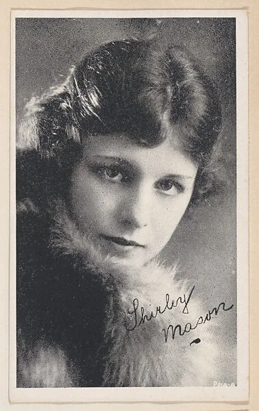 Shirley Mason from Kromo Gravure "Leading Moving Picture Stars" (W623) — Kromo Gravure Photo Company, Detroit, Michigan