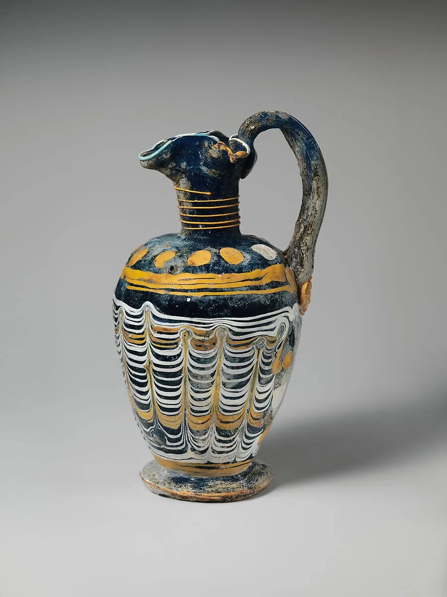 Glass oinochoe — Unknown