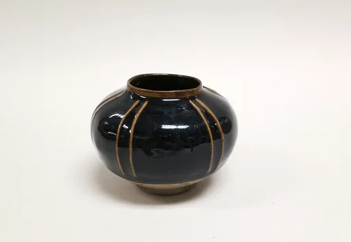 北宋 磁州窯黑釉罐|Jar