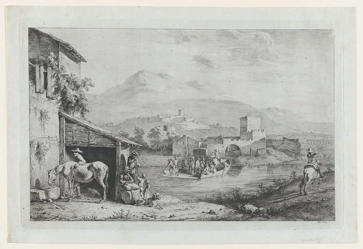 Garigliano Passage (Italy) — Jean Jacques de Boissieu