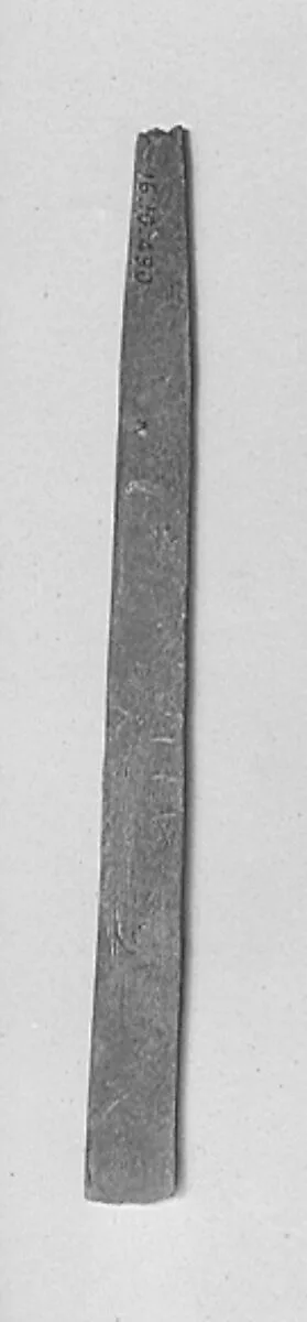 Inscribed Chisel From Foundation Deposit 2 of Hatshepsut's Valley Temple — Unknown