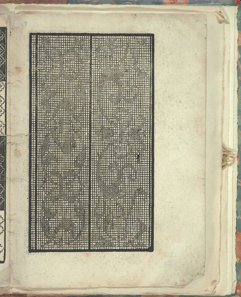 Opera Nova Universali intitulata Corona di racammi, page 36 (recto) — Giovanni Andrea Vavassore